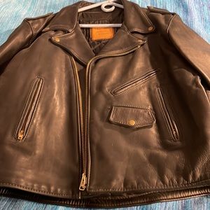 Custom Leather Motorcycle Jacket. Black Leather, handmade, snakeskin inlay.